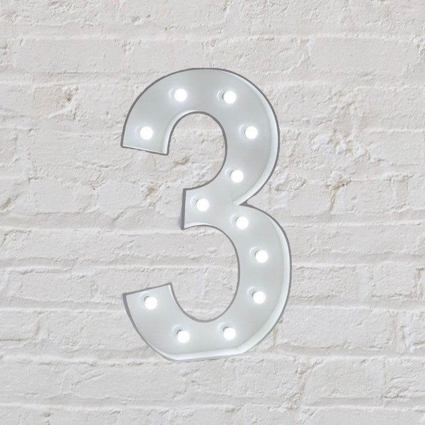 HIRE Light Up Numbers (0-9)