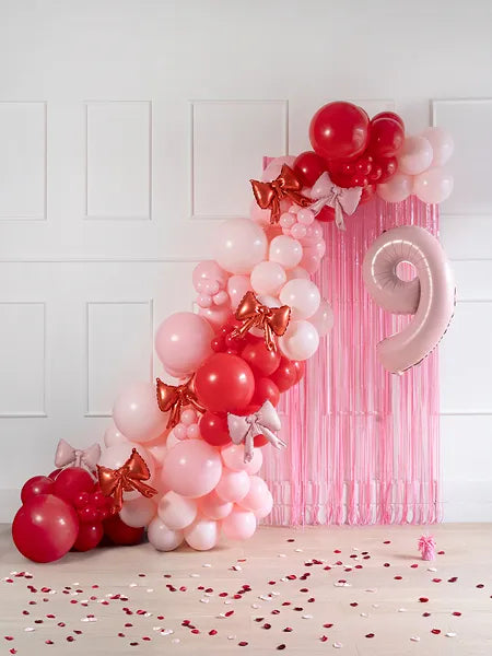 Red Bow Balloons (5 pack)