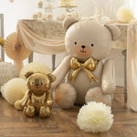 Giant Standing Cream Teddy Bear Balloon (air fill only)