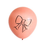 Peach Bow 30cm Balloons (3 pack)