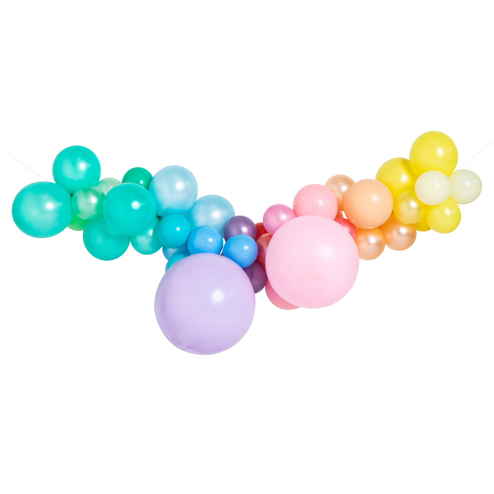 Pastel Rainbow Large Balloon Garland Kit