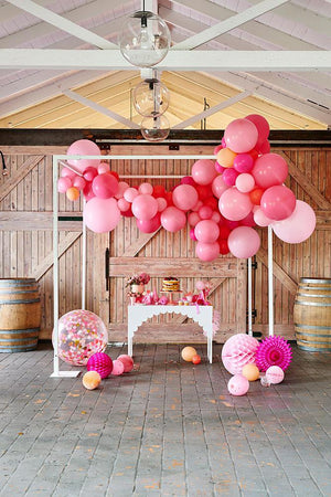 Pink Shimmer Large Balloon Garland Kit