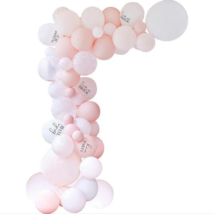 Bride To Be Balloon Garland & Streamer Kit