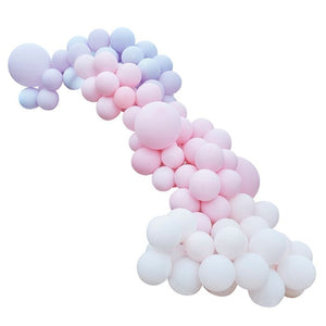 Luxe Pastel Pink & Purple Balloon Garland Kit