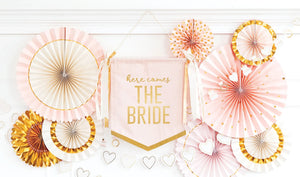 Pink Here Comes The Bride Sign