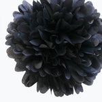 Black Tissue Pom Pom (2 sizes)