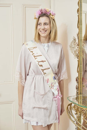Blossom Bride To Be Sash