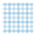 Pale Blue Gingham Napkins (16 pack)