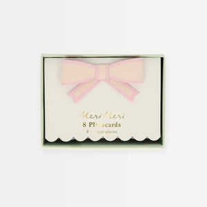 Pastel Bow Place Cards (8 pack)