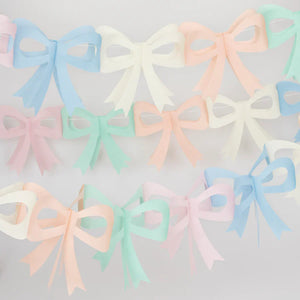 Tissue Paper Bow Garlands (3 pack)