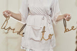 Rose Gold Bride To Be Garland