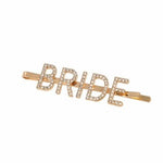Gold Rhinestone Bride Hair Clip