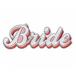 Bride Iron On Patch