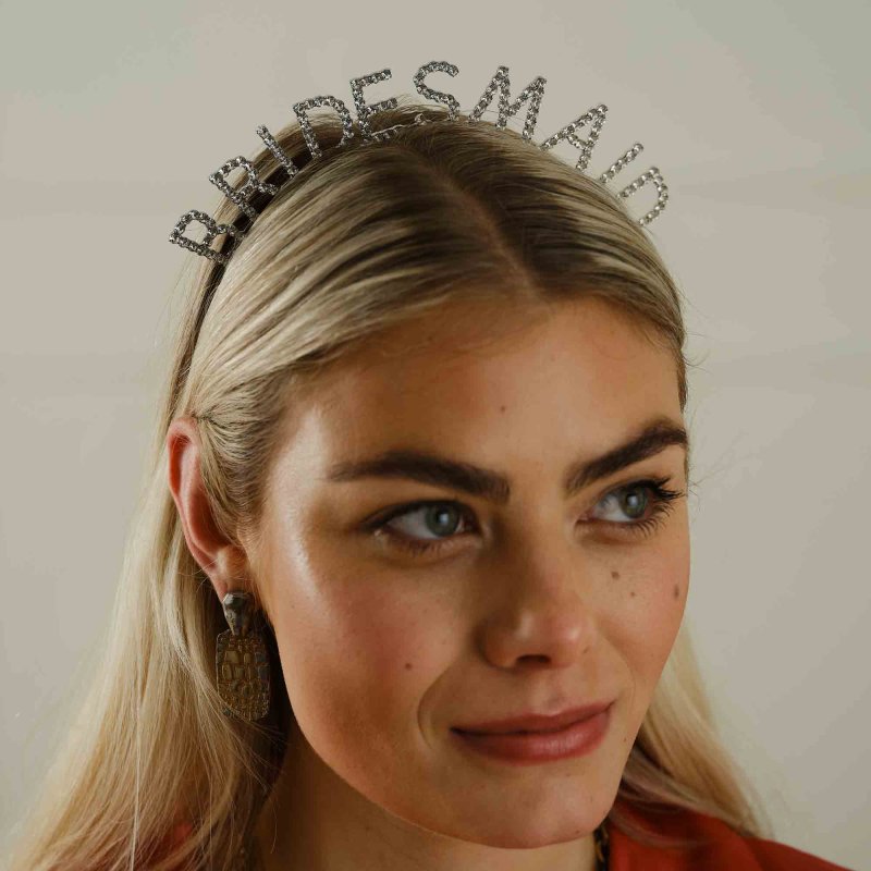 Silver Rhinestone Bridesmaid Headband