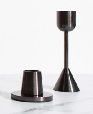 Greta Candle Holder - Black