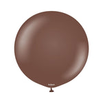 Chocolate Brown 60cm Round Balloon