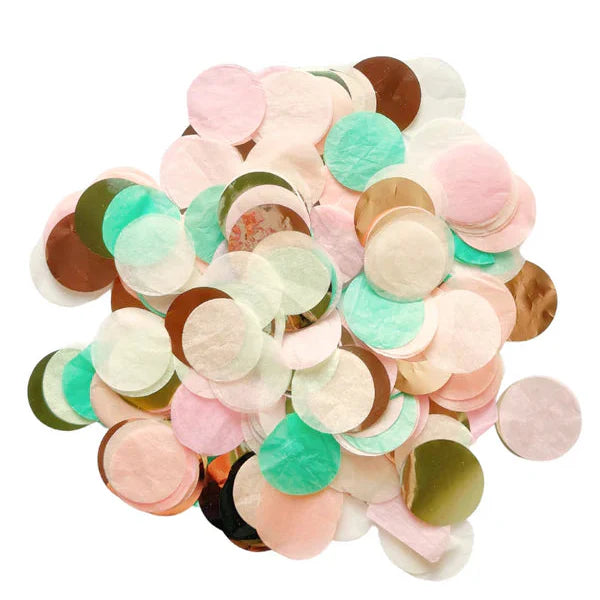Sage & Pink Jumbo Confetti Dots