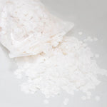 White Confetti 1cm Bulk Pack (250g)