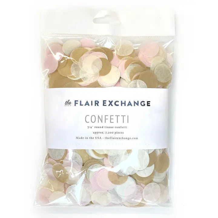 Blushing Handcut Confetti Large Pack