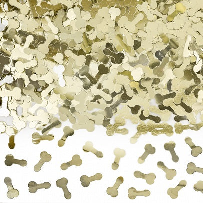 Gold Mini Willy Confetti