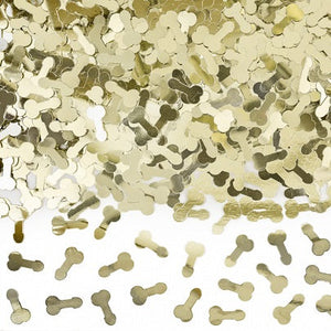 Gold Mini Willy Confetti