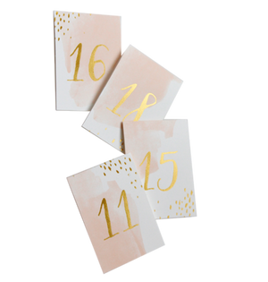 Daydream Watercolour Table Numbers (11-20)