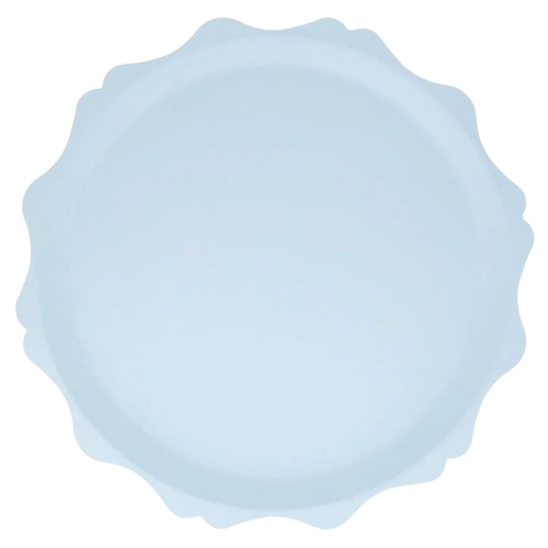 Blue Decorative Edge Large Plates (8 pack)