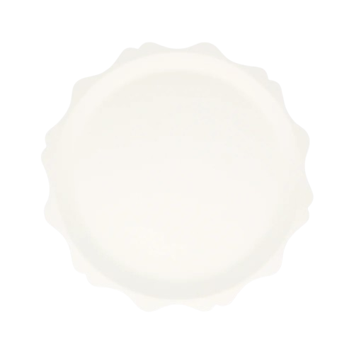 Cream Decorative Edge Plates (8 pack)