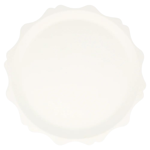 Cream Decorative Edge Large Plates (8 pack)