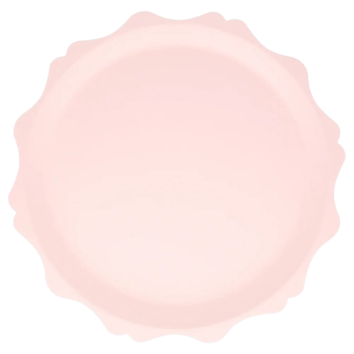 Pink Decorative Edge Large Plates (8 pack)