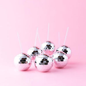 Silver Disco Ball Sipper Cup