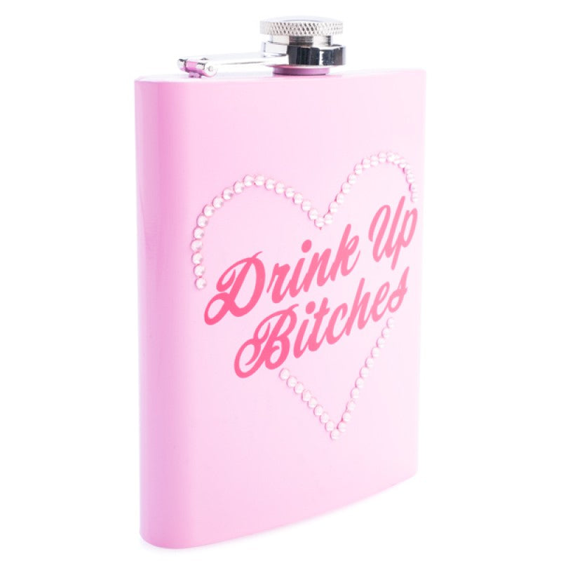 Drink Up Bitches Metal Flask