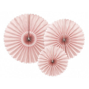 Dusty Rose Fans (3 pack)