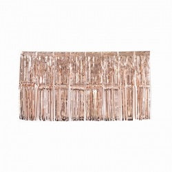 Rose Gold Metallic Fringe