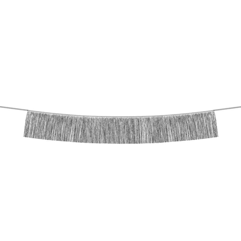 Silver Fringe Garland