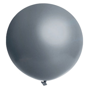 Grey Smoke Giant 90cm Round Balloon