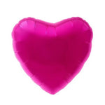 Magenta Foil Heart Balloon