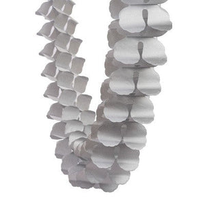 Silver Honeycomb Garland (4m)