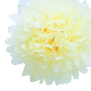 Ivory Tissue Pom Pom (2 sizes)