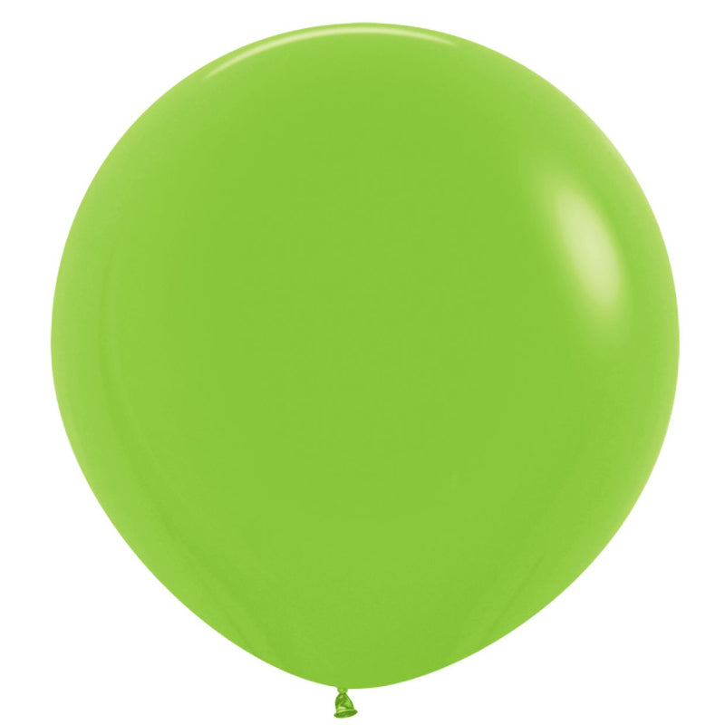 Lime Green Giant 90cm Round Balloon