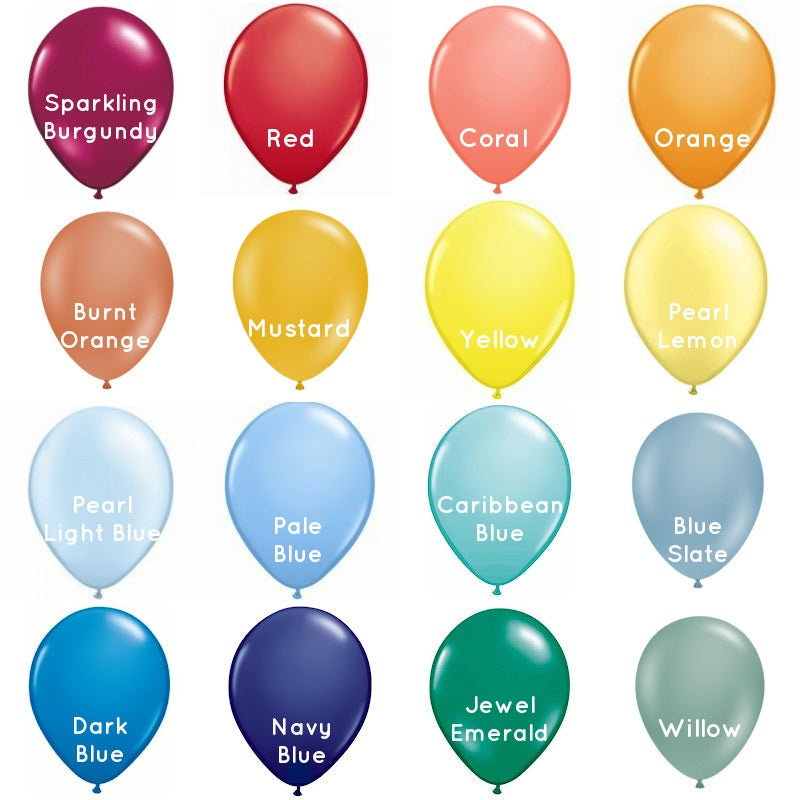 Mini 12cm Balloons (5 pack)