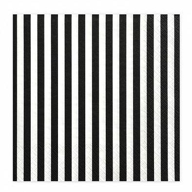 Black & White Striped Napkins (20 pack)