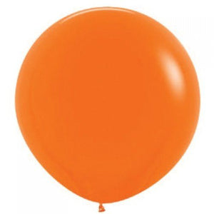 Orange Giant 90cm Round Balloon