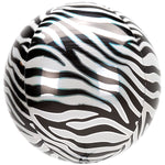 Zebra Orbz Balloon