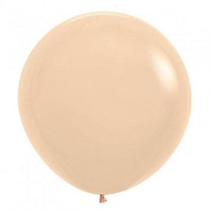 Matte Pastel Malibu Peach 60cm Round Balloon