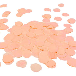 Peach Confetti 2cm Bulk Pack (250g)