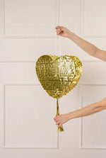 Gold Heart Pinata