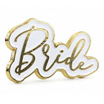 Bride Enamel Pin