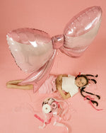 Giant Pink Bow Balloon