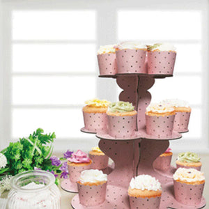 Pink & Gold Dot Baking Cups (25 pack)